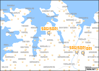 map of Sagiso-ri