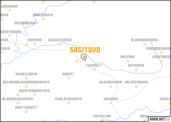 map of Sagitovo
