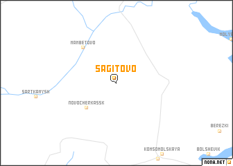 map of Sagitovo