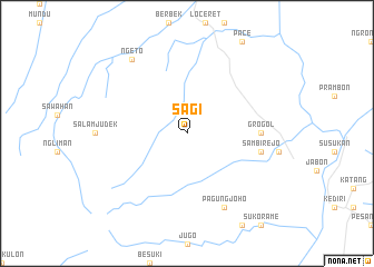 map of Sagi