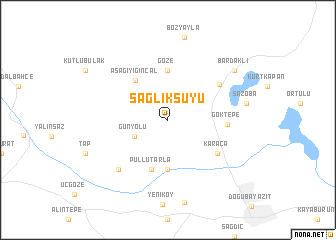 map of Sağlıksuyu