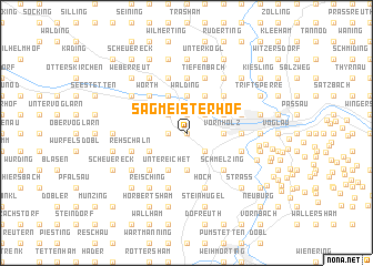 map of Sagmeisterhof