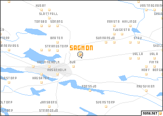 map of Sågmon