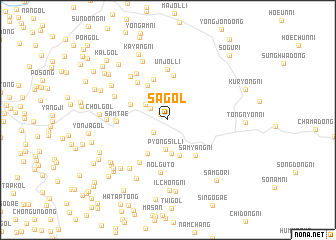 map of Sa-gol