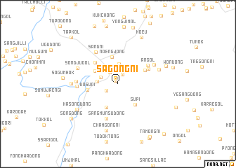 map of Sagong-ni