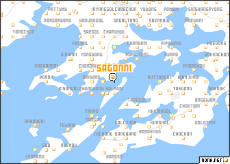 map of Sagon-ni