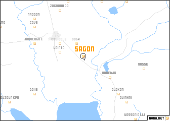 map of Sagon