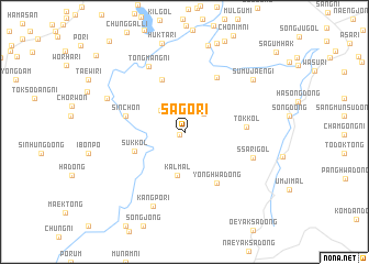 map of Sagŏ-ri