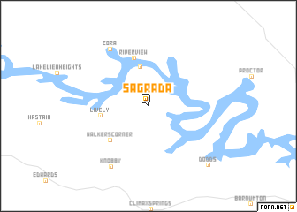 map of Sagrada