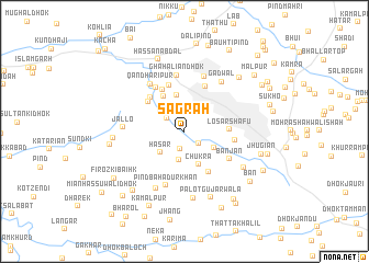 map of Sāgrah