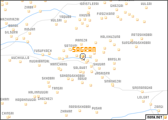 map of Sagran