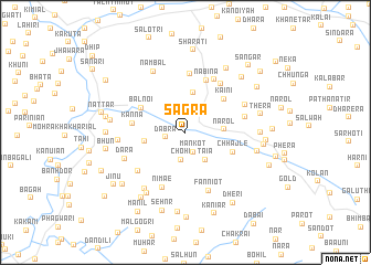 map of Sāgra