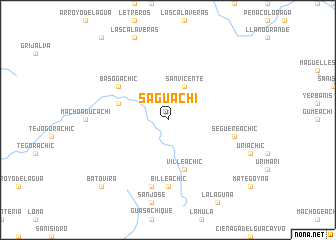 map of Saguachi