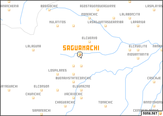 map of Saguámachi