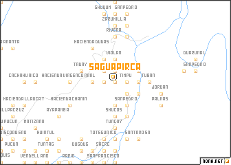 map of Saguapirca
