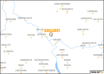 map of Saguari