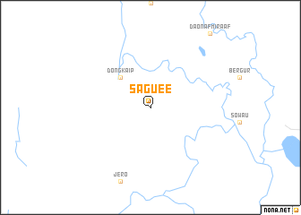 map of Saguee