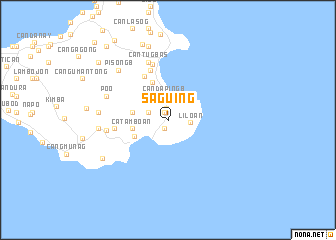 map of Saguing