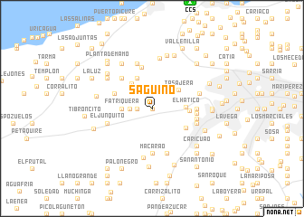 map of Sagüino