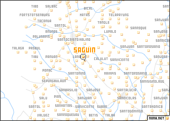 map of Saguin