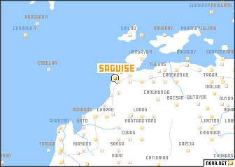 map of Saguise