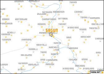 map of Sagŭn