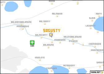 map of Sagusty