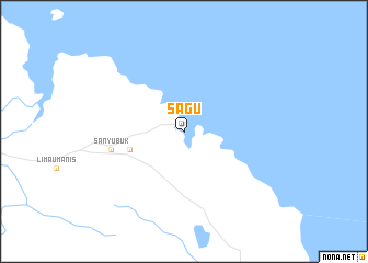 map of Sagu