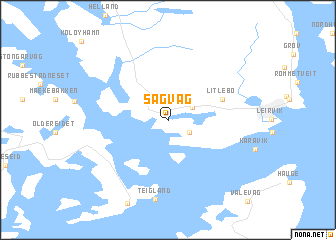 map of Sagvåg