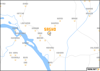 map of Sagwo