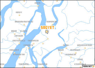map of Sāgyet