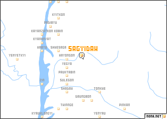 map of Sagyidaw