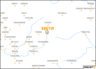 map of Sagyin