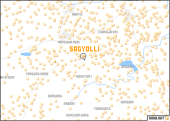 map of Sagyŏl-li