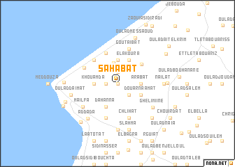 map of Sahabat