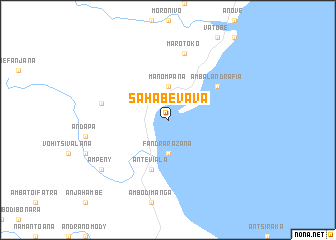 map of Sahabevava