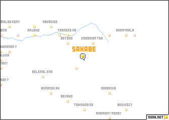 map of Sahabe