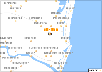 map of Sahabe