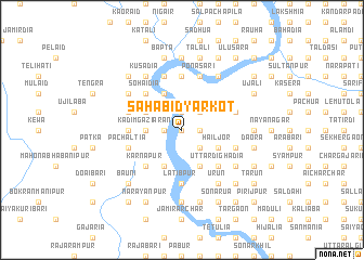 map of Sāhābidyārkot