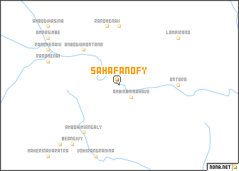 map of Sahafanofy