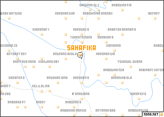 map of Sahafika