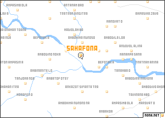 map of Sahafona