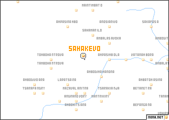 map of Sahakevo