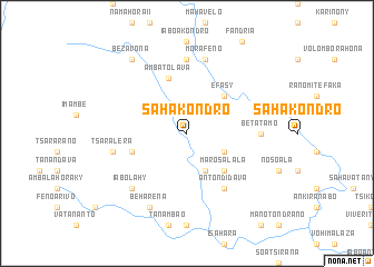 map of Sahakondro