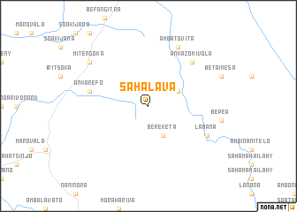 map of Sahalava