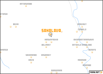 map of Sahalava