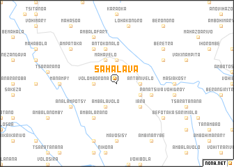 map of Sahalava