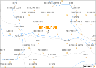 map of Sahalava