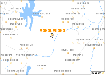 map of Sahalemaka