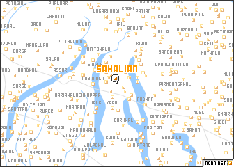 map of Sahāliān